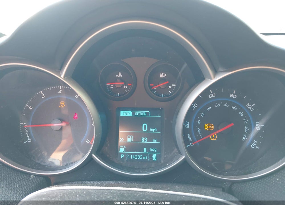 2014 CHEVROLET CRUZE VIN: 1G1PC5SB0E7326549
