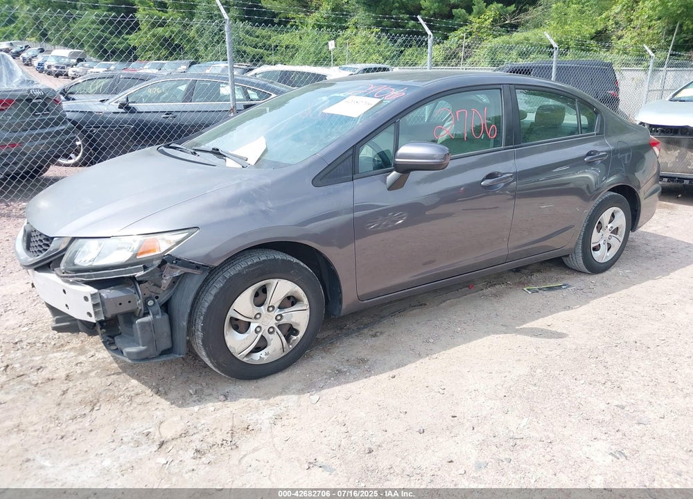 2015 HONDA CIVIC VIN: 19XFB2F54FE058695
