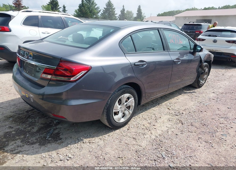 2015 HONDA CIVIC VIN: 19XFB2F54FE058695