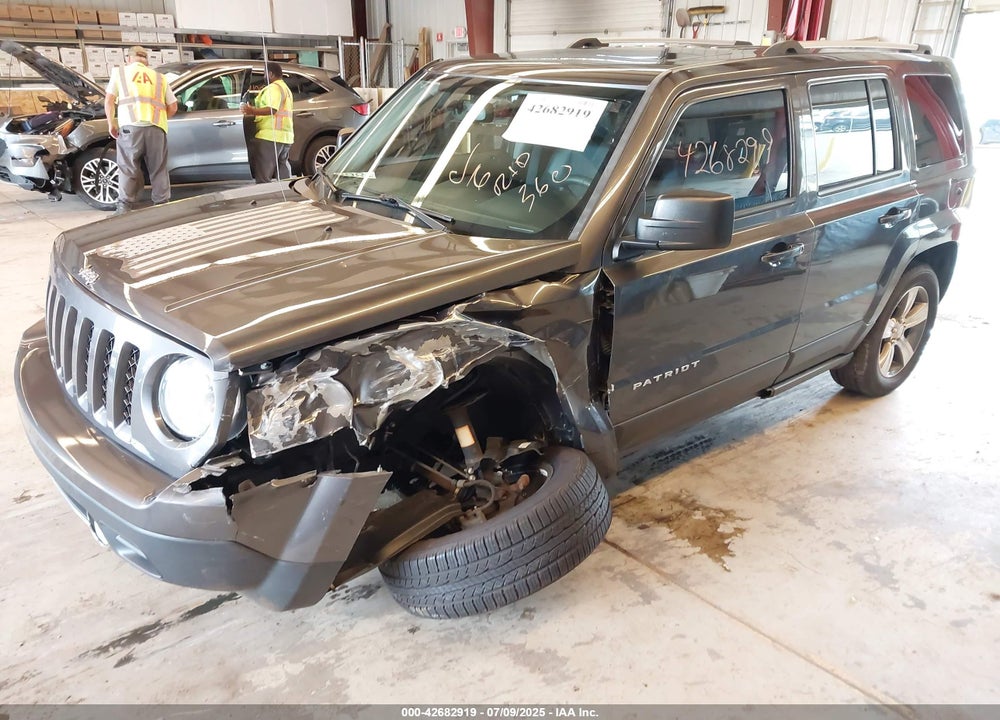 2016 JEEP PATRIOT VIN: 1C4NJRFB4GD804403