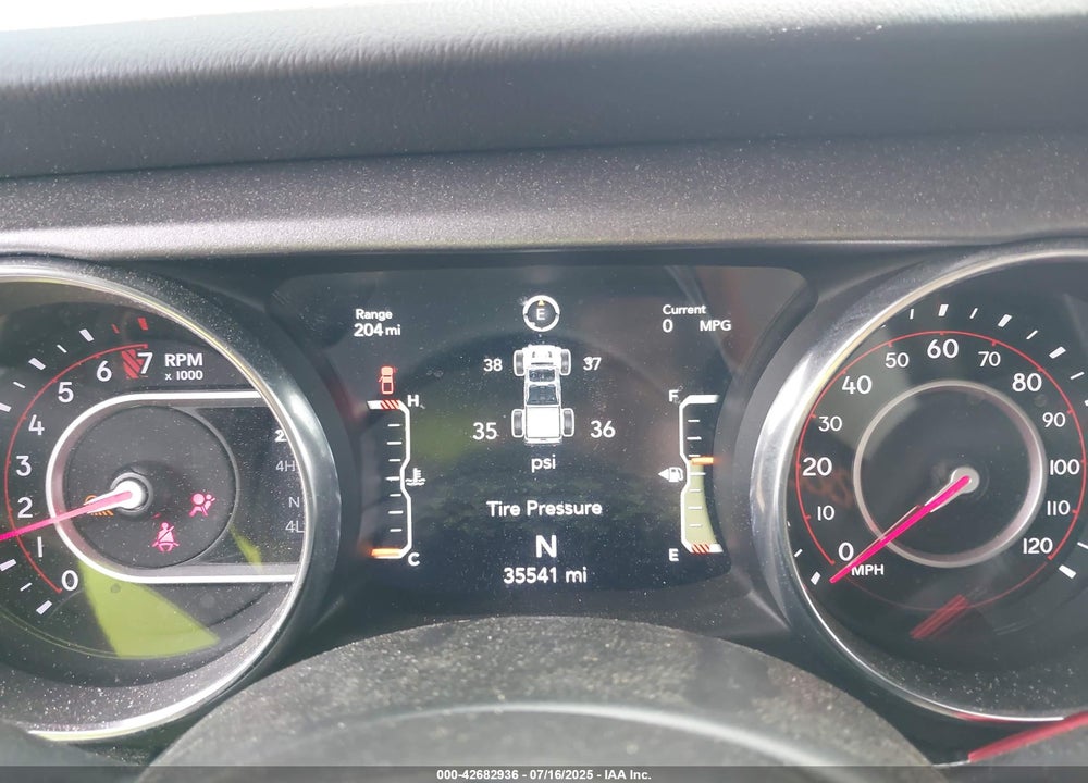 2021 JEEP GLADIATOR VIN: 1C6JJTEG8ML528311