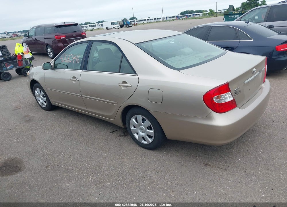 2002 TOYOTA CAMRY LE VIN: 4T1BE32K62U597611