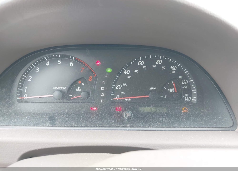 2002 TOYOTA CAMRY LE VIN: 4T1BE32K62U597611