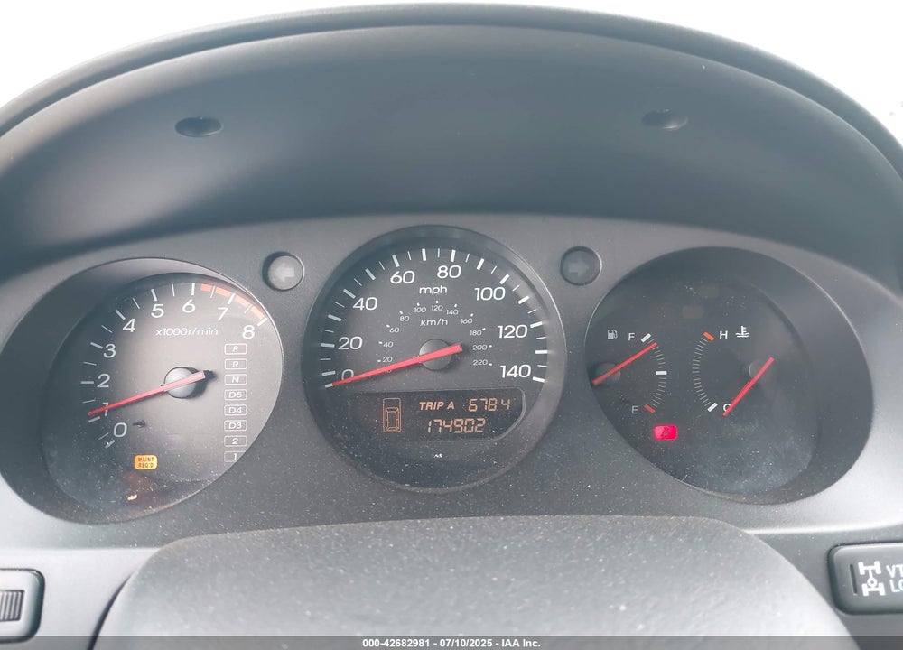 2001 ACURA MDX VIN: 2HNYD18681H529547