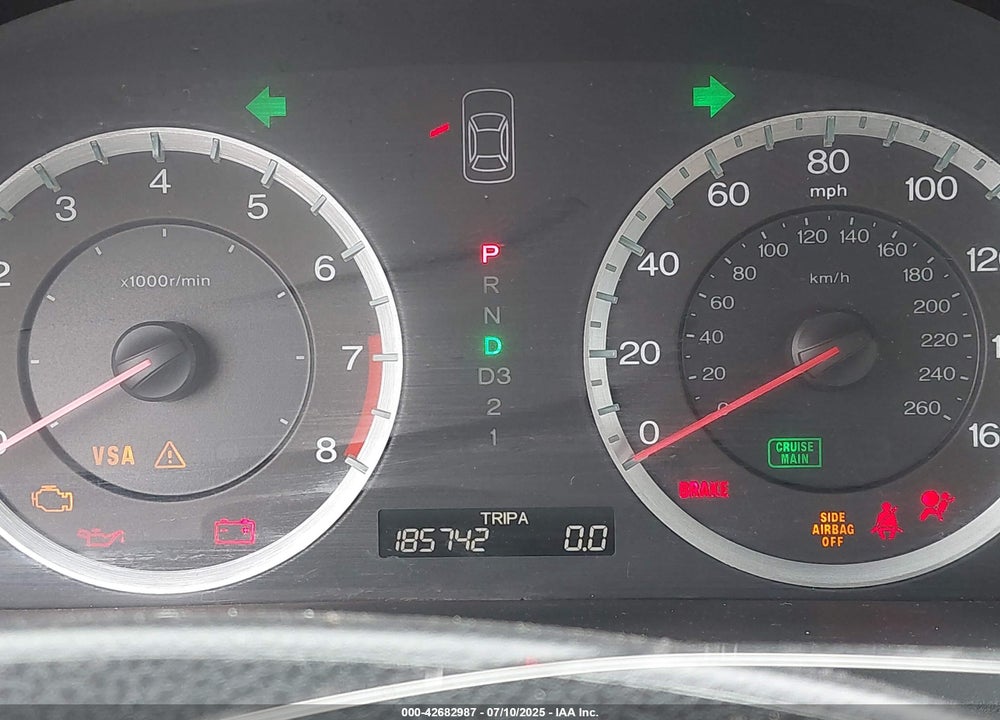 2008 HONDA ACCORD VIN: 1HGCP26408A102954