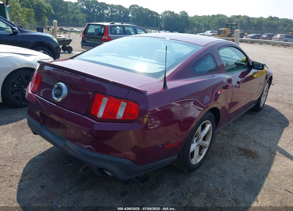 2011 FORD MUSTANG GT VIN: 1ZVBP8CF8B5116391