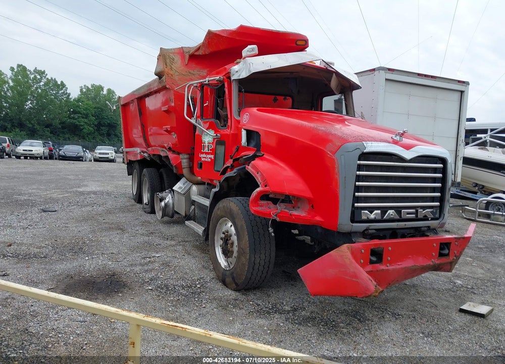 2008 MACK 800 GU800 VIN: 1M1AX16Y18M001830