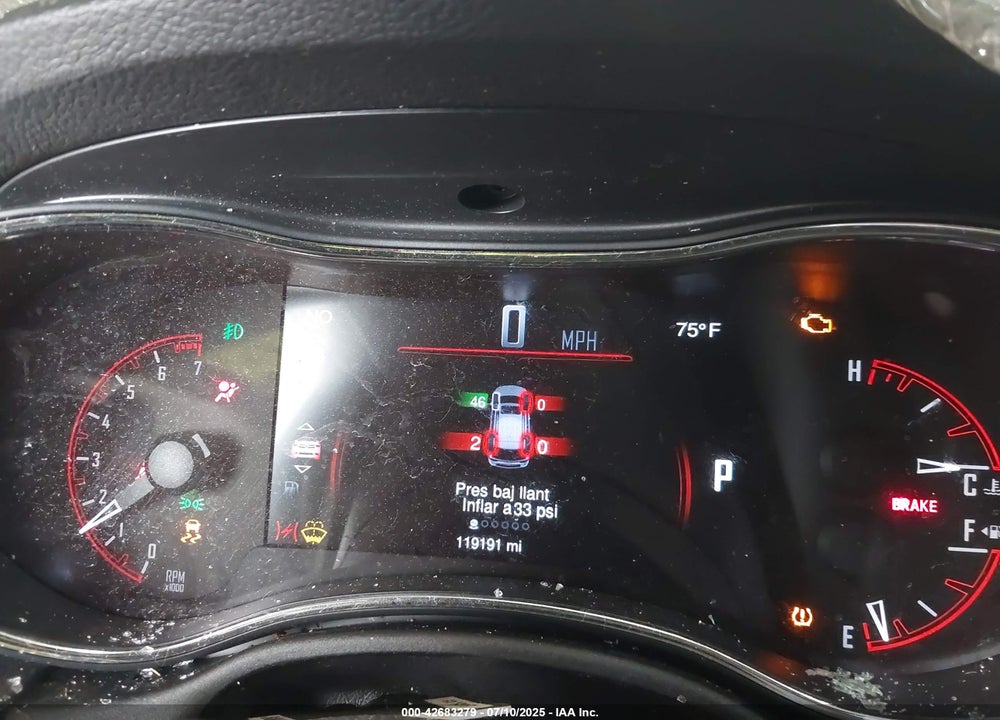 2015 DODGE DURANGO VIN: 1C4RDJDGXFC187943