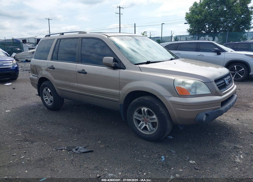 2004 HONDA PILOT EX VIN: 2HKYF18404H585069