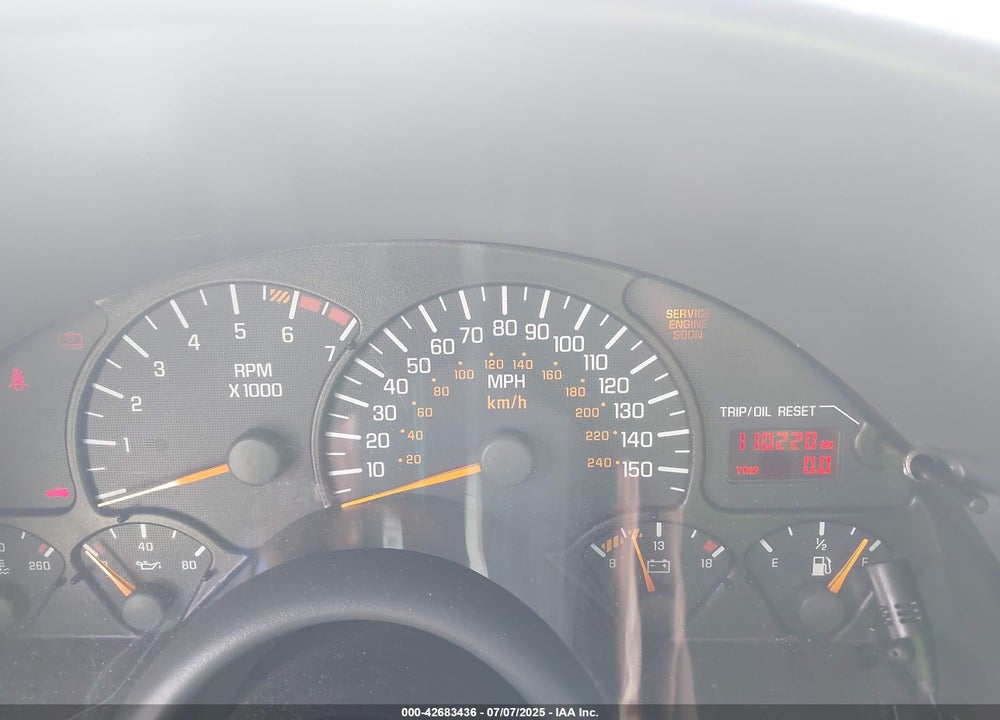 1999 PONTIAC FIREBIRD TRANS AM VIN: 2G2FV22G0X2234332