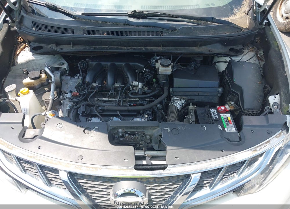 2012 NISSAN MURANO VIN: JN8AZ1MU6CW102860