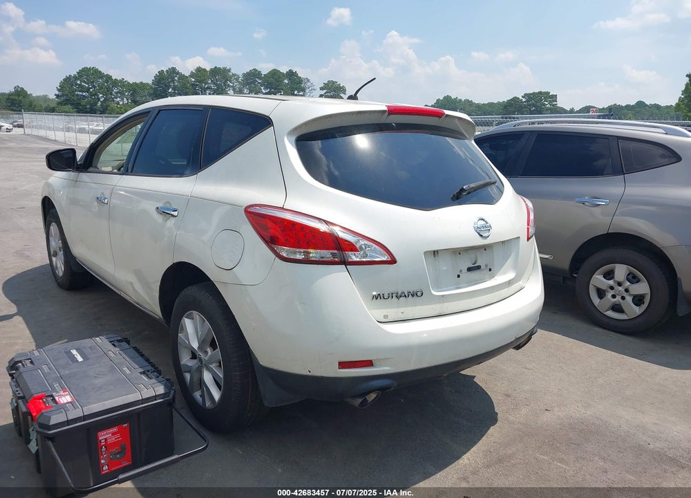 2012 NISSAN MURANO VIN: JN8AZ1MU6CW102860