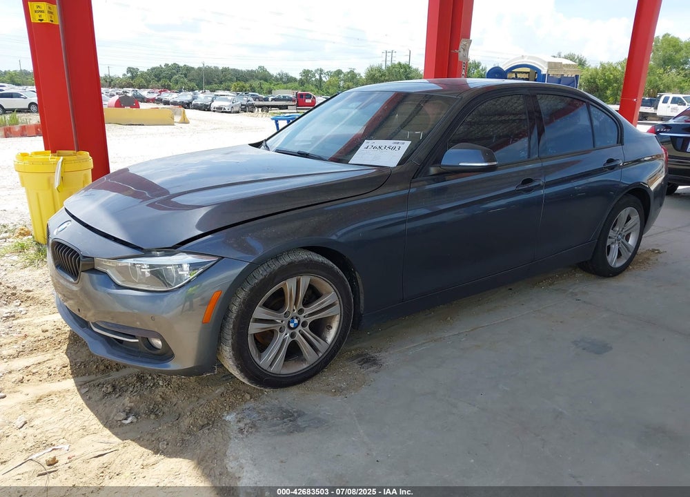 2016 BMW 3 SERIES VIN: WBA8E9G53GNT86708