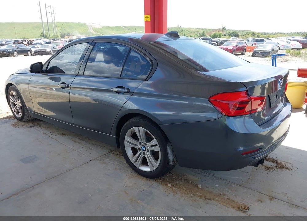 2016 BMW 3 SERIES VIN: WBA8E9G53GNT86708