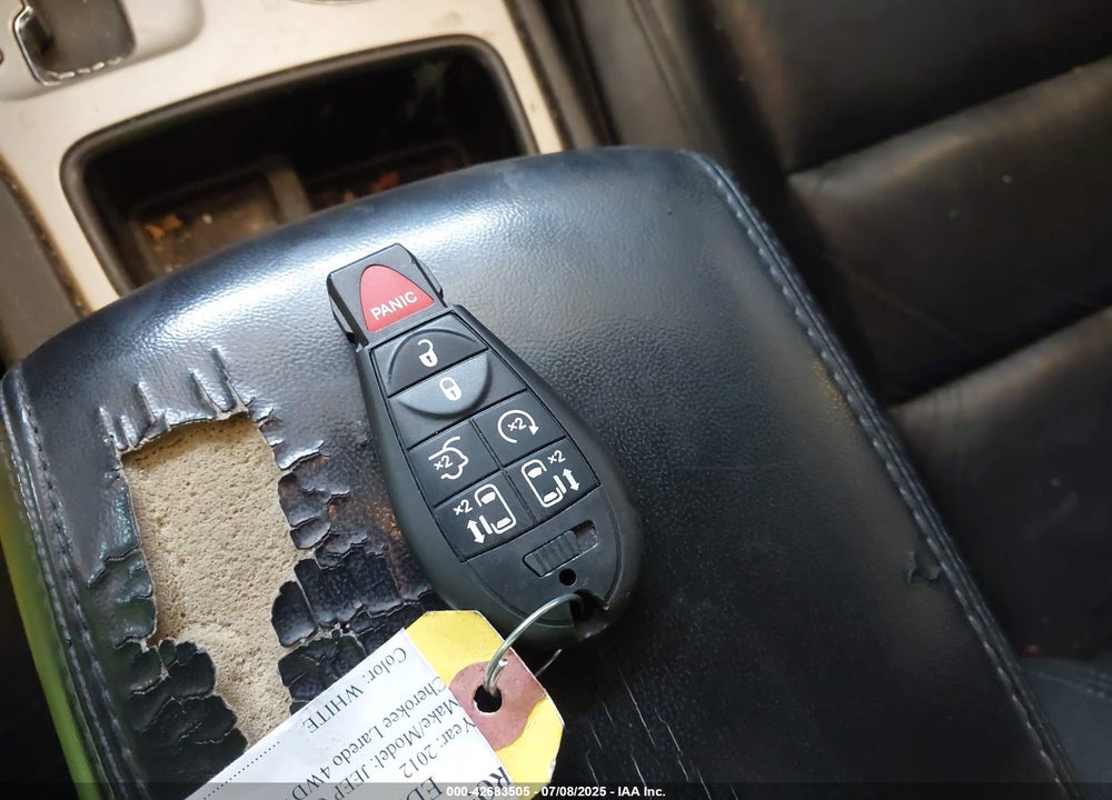 2012 JEEP GRAND CHEROKEE VIN: 1C4RJFAG0CC134156