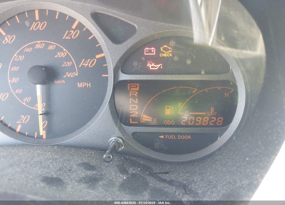 2001 TOYOTA CELICA GT VIN: JTDDR32T810090838