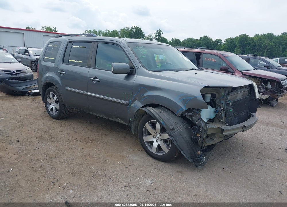 2013 HONDA PILOT TOURING VIN: 5FNYF3H9XDB024500