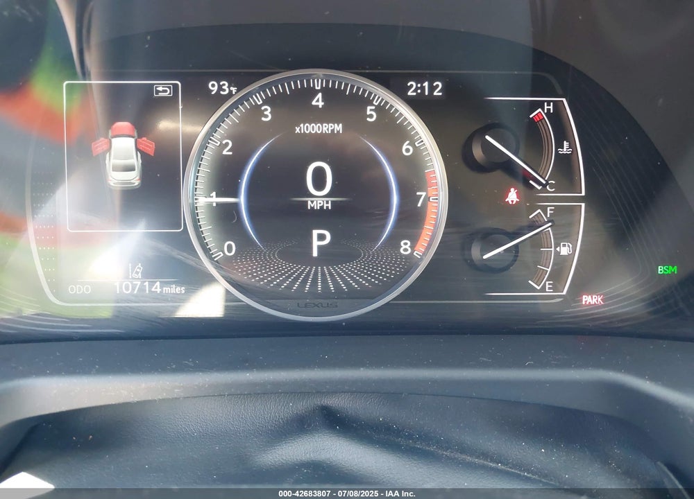 2019 LEXUS ES 350 LUXURY VIN: 58ABZ1B15KU027298