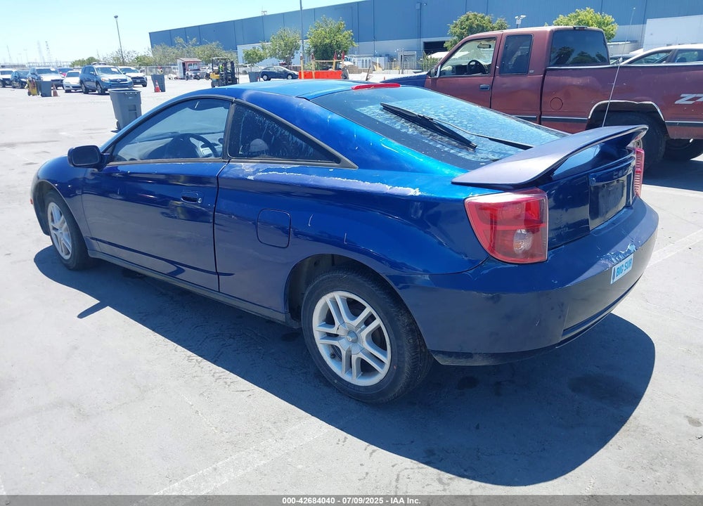 2001 TOYOTA CELICA GT VIN: JTDDR32T010075086