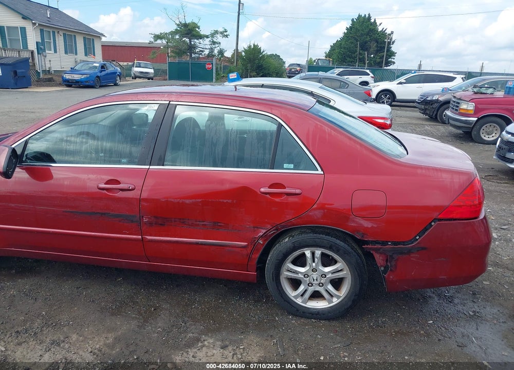 2007 HONDA ACCORD 2.4 SE VIN: 1HGCM56327A023611