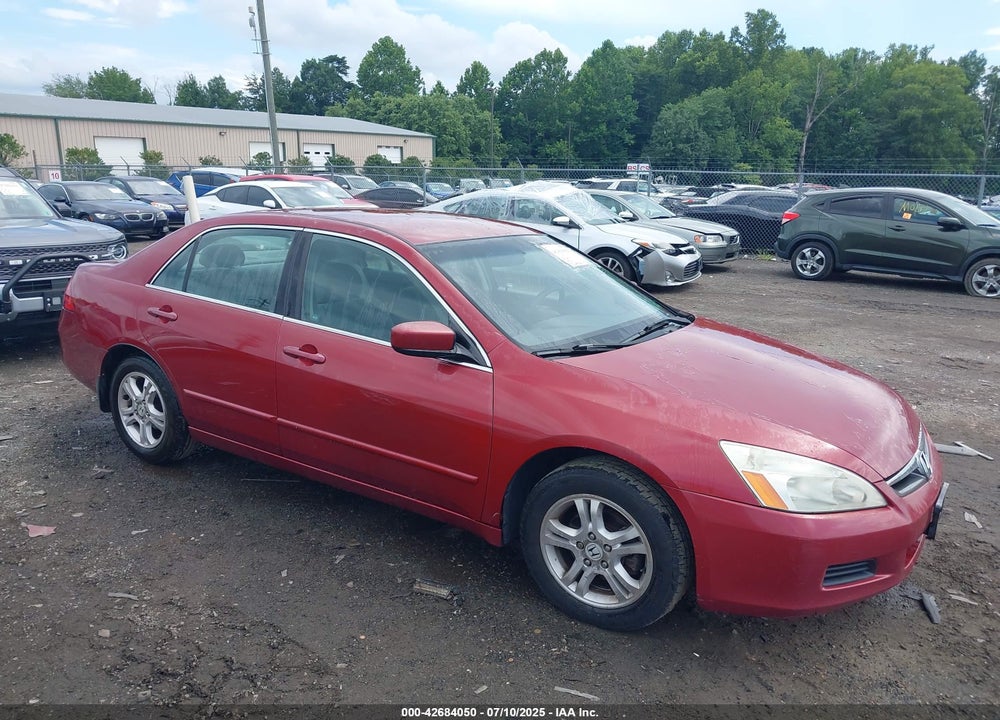 2007 HONDA ACCORD 2.4 SE VIN: 1HGCM56327A023611