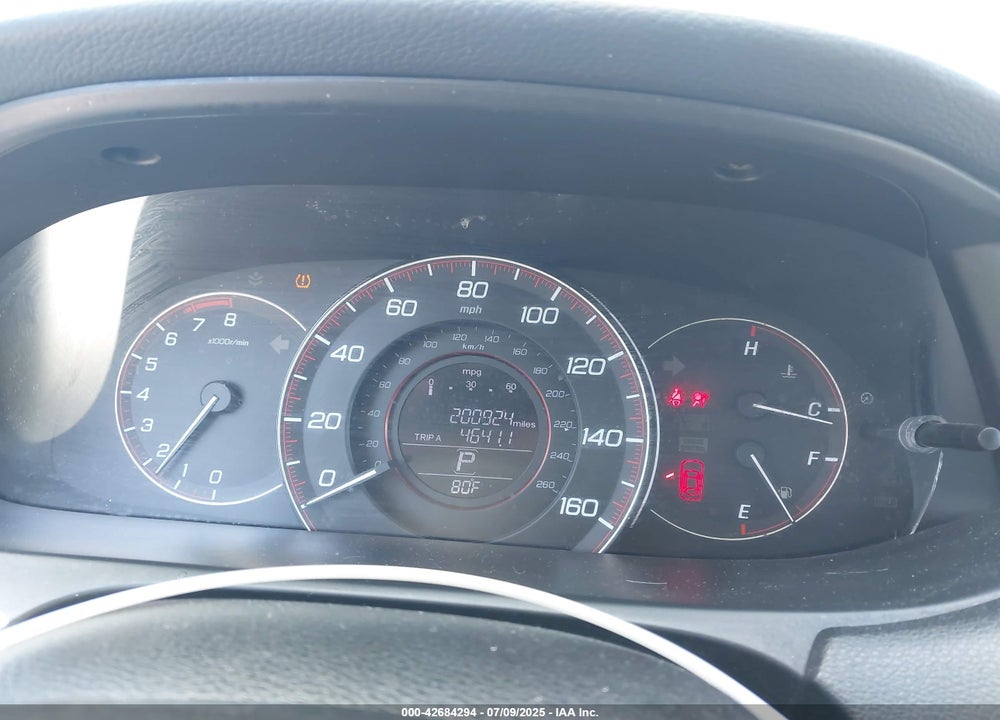2014 HONDA ACCORD VIN: 1HGCR2F57EA275580