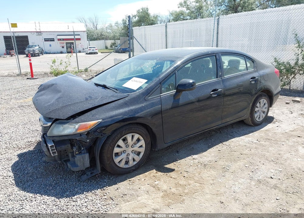 2012 HONDA CIVIC LX VIN: JHMFB2F52CS000365