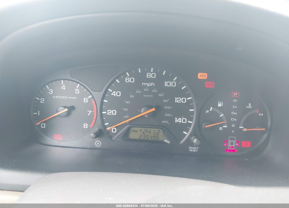 1999 HONDA ACCORD EX VIN: JHMCG6677XC034735