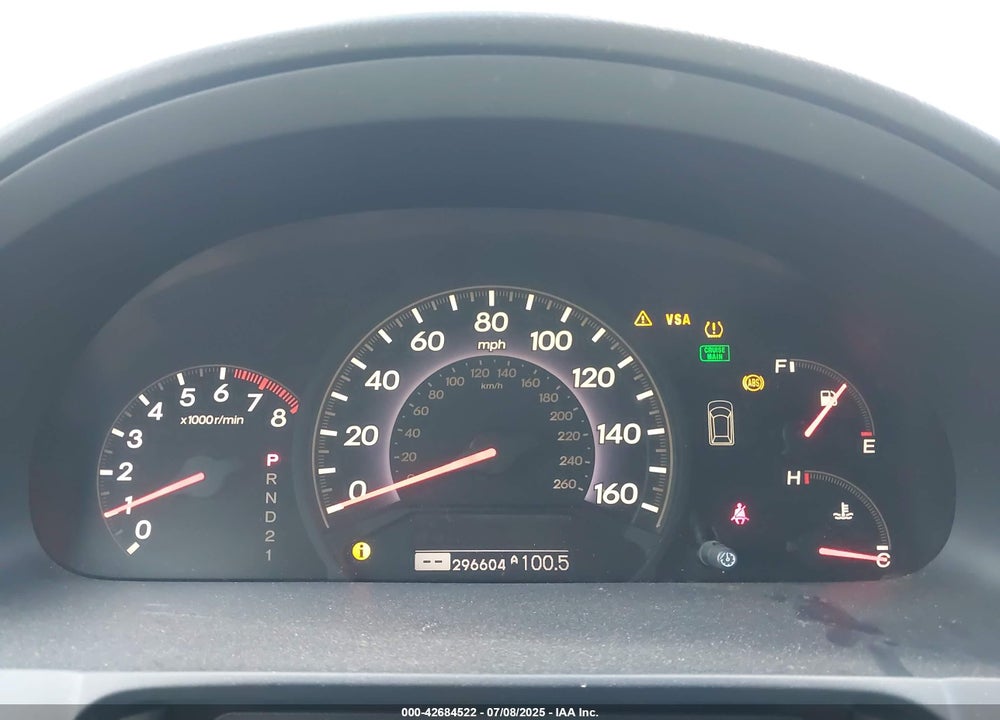 2005 HONDA ODYSSEY TOURING VIN: 5FNRL38825B071283