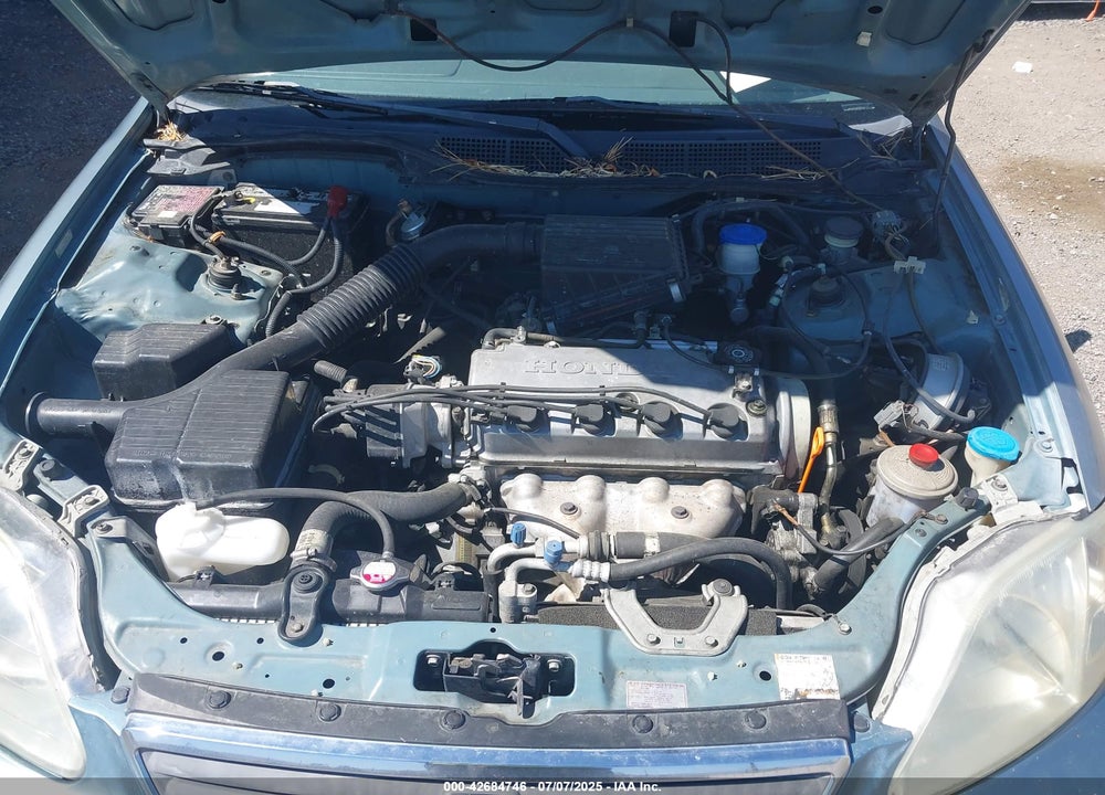 2000 HONDA CIVIC LX VIN: 2HGEJ6578YH508995