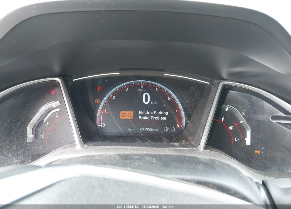 2019 HONDA CIVIC VIN: 2HGFC2F86KH566951