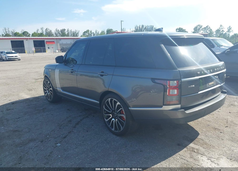 2017 LAND ROVER RANGE ROVER VIN: SALGS2FV1HA326279