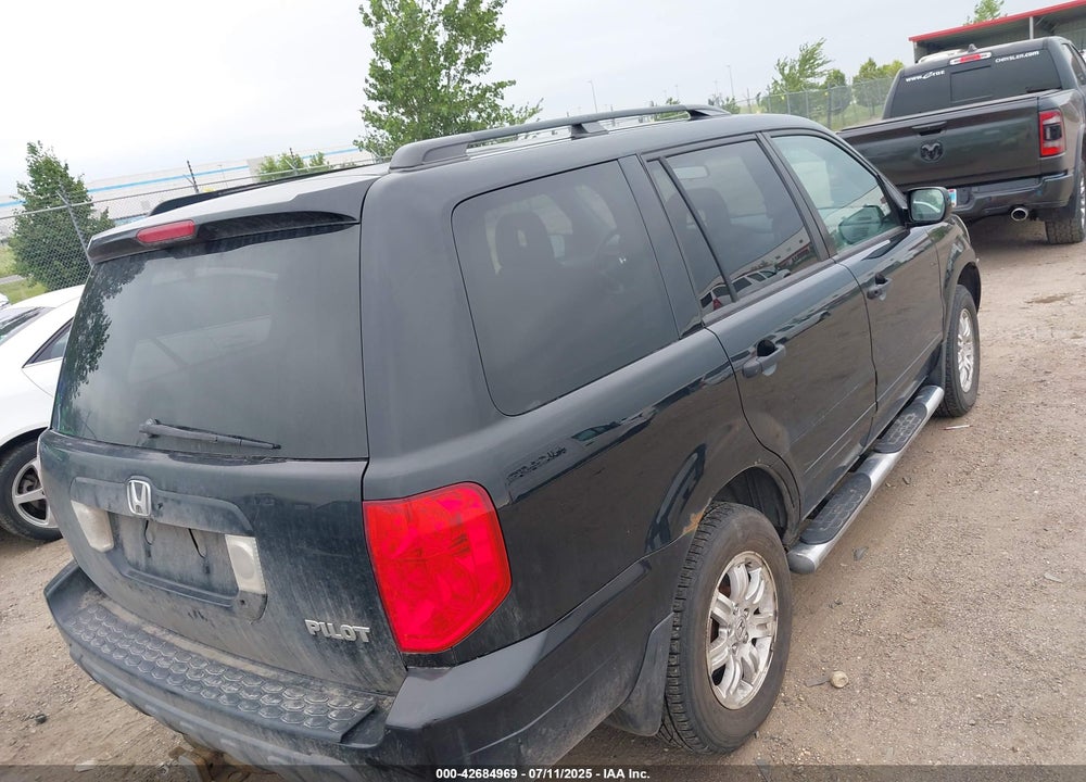 2005 HONDA PILOT EX-L VIN: 5FNYF18555B010930
