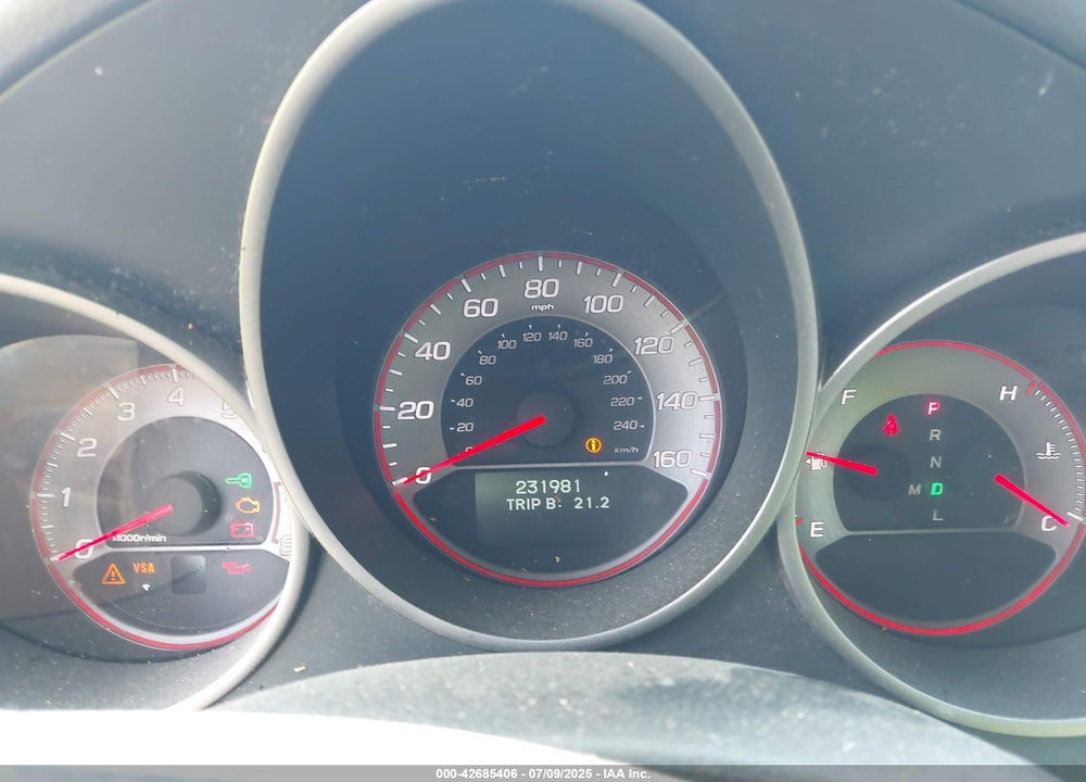 2008 ACURA TL VIN: 19UUA76578A001339