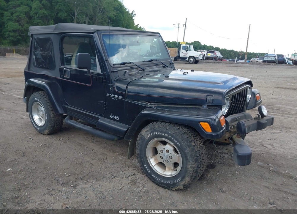 2001 JEEP WRANGLER SAHARA VIN: 1J4FA59S41P358035