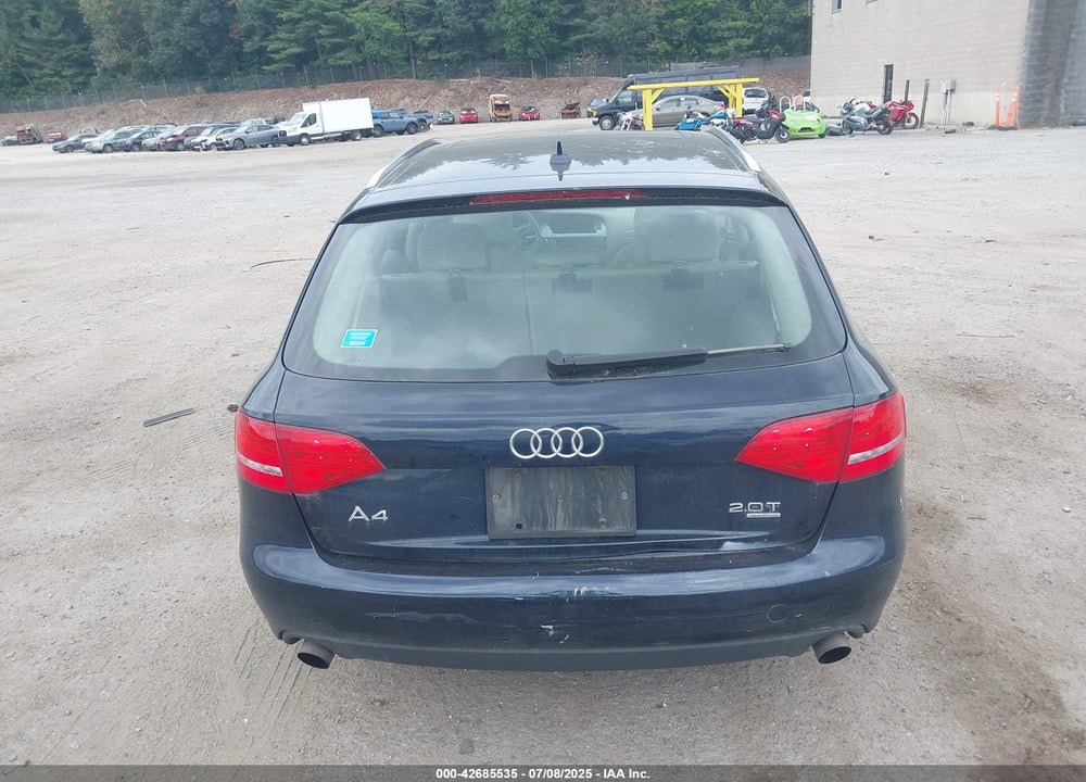 2011 AUDI A4 VIN: WAUSFAFL2BA053226