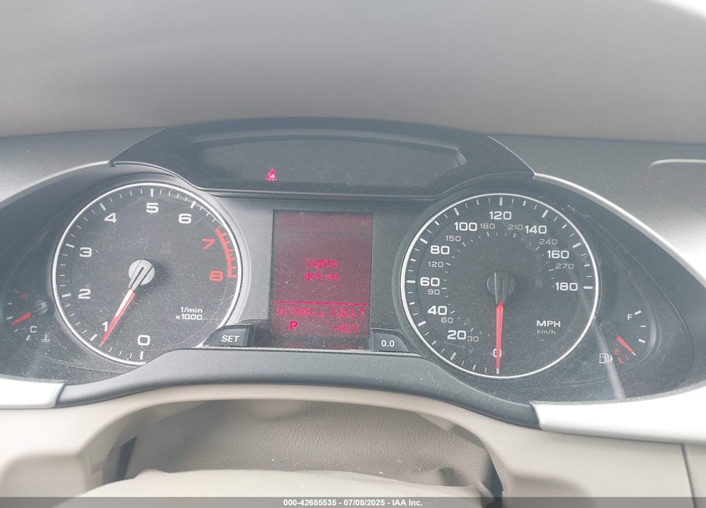 2011 AUDI A4 VIN: WAUSFAFL2BA053226