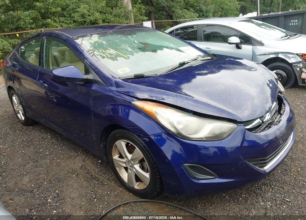 2013 HYUNDAI ELANTRA GLS VIN: 5NPDH4AE9DH307204