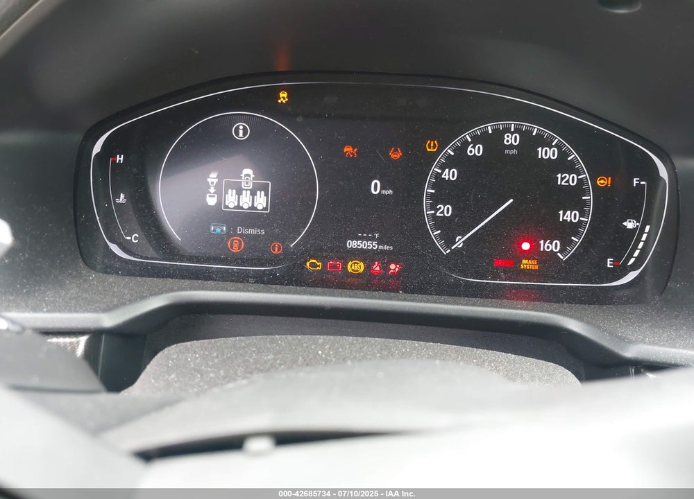 2022 HONDA ACCORD VIN: 1HGCV1F31NA080630