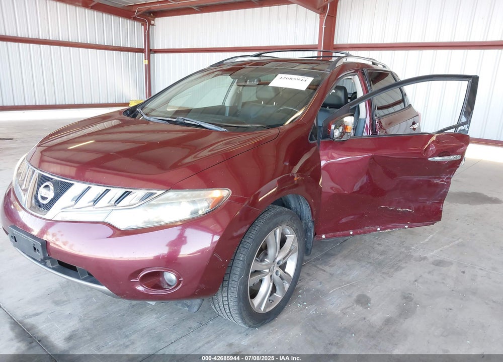 2010 NISSAN MURANO VIN: JN8AZ1MWXAW132944