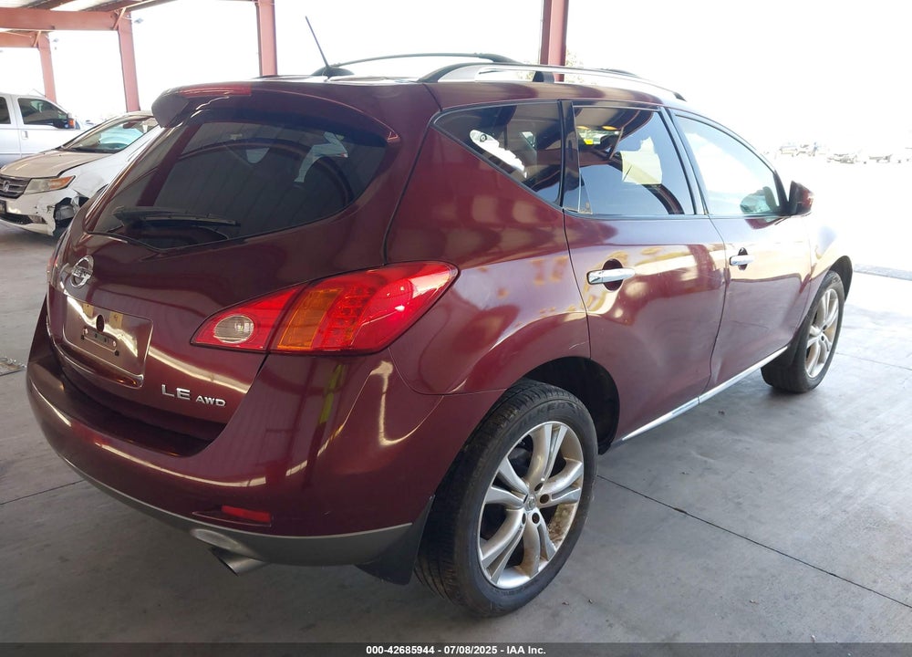 2010 NISSAN MURANO VIN: JN8AZ1MWXAW132944