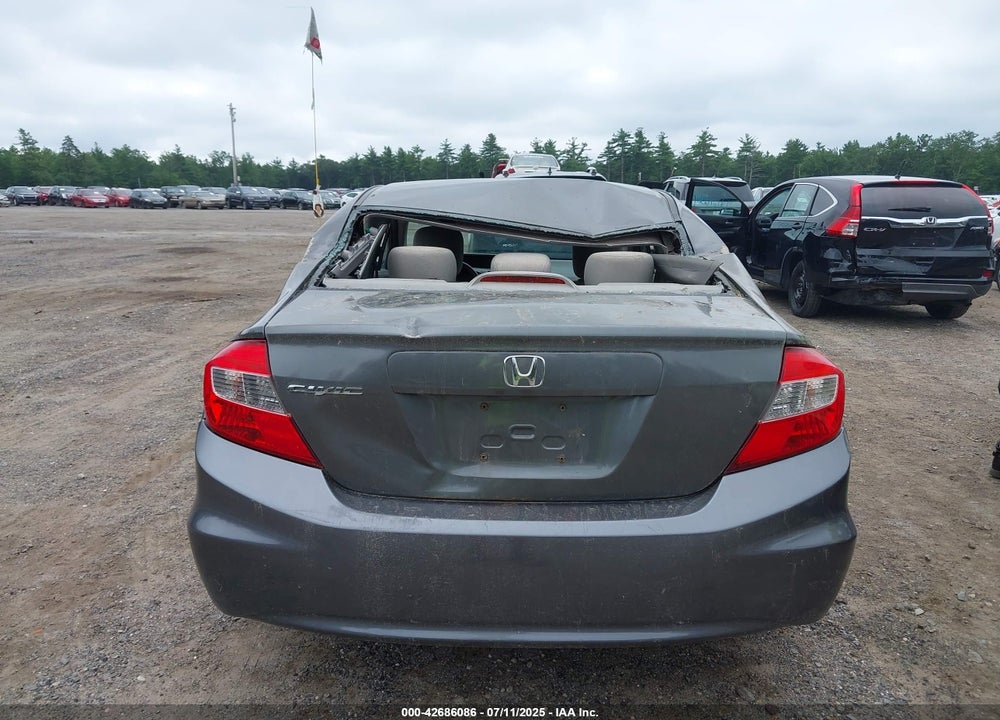 2012 HONDA CIVIC VIN: 2HGFB2F52CH597477