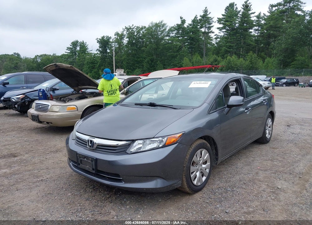 2012 HONDA CIVIC VIN: 2HGFB2F52CH597477