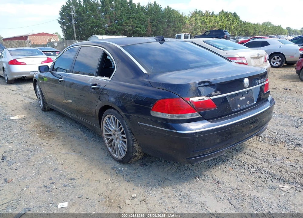 2007 BMW 750LI VIN: WBAHN83577DT66712