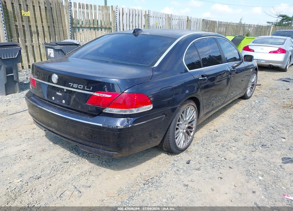 2007 BMW 750LI VIN: WBAHN83577DT66712