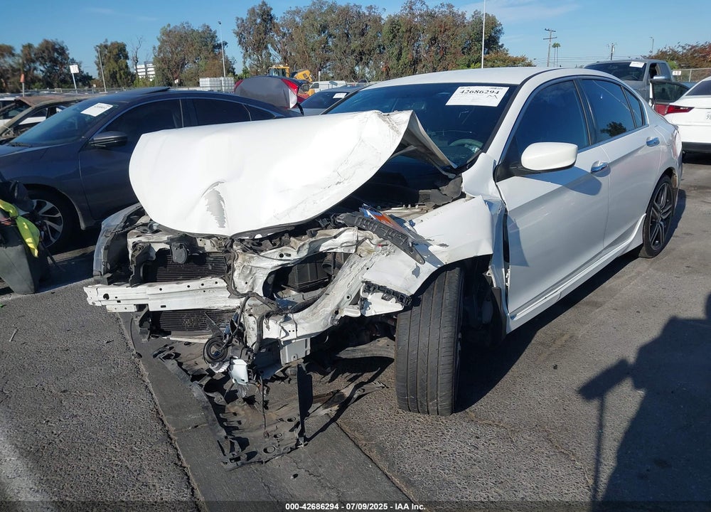 2016 HONDA ACCORD VIN: 1HGCR2F57GA169987