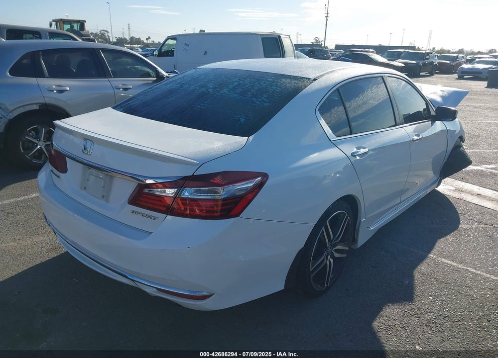 2016 HONDA ACCORD VIN: 1HGCR2F57GA169987