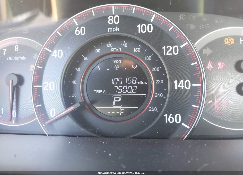 2016 HONDA ACCORD VIN: 1HGCR2F57GA169987