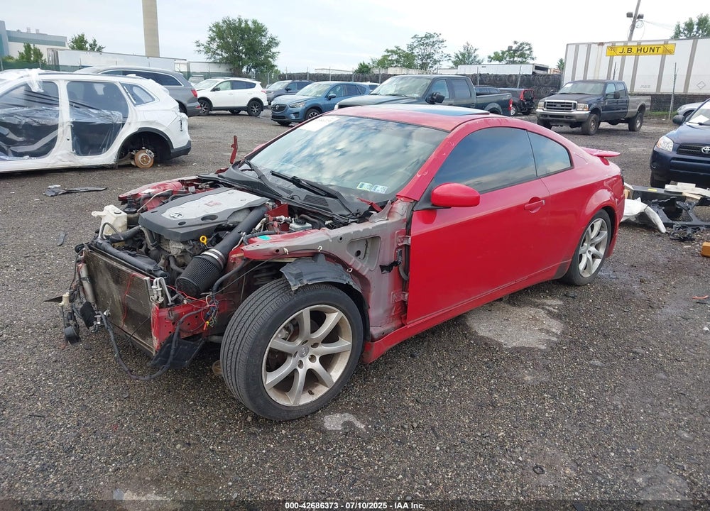 2003 INFINITI G35 BASE W/LEATHER VIN: JNKCV54E43M212185