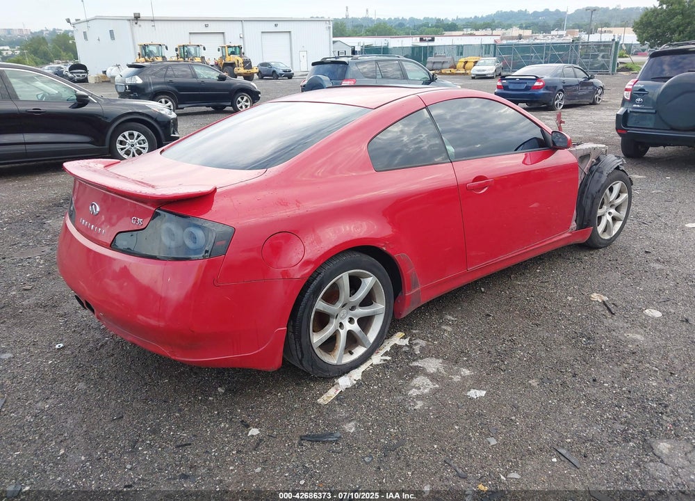 2003 INFINITI G35 BASE W/LEATHER VIN: JNKCV54E43M212185